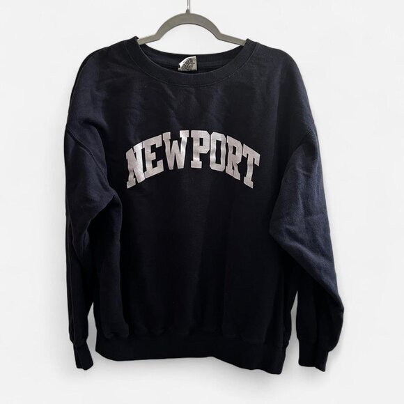 Navy Blue Newport Beach Crewneck - Picture 1 of 3